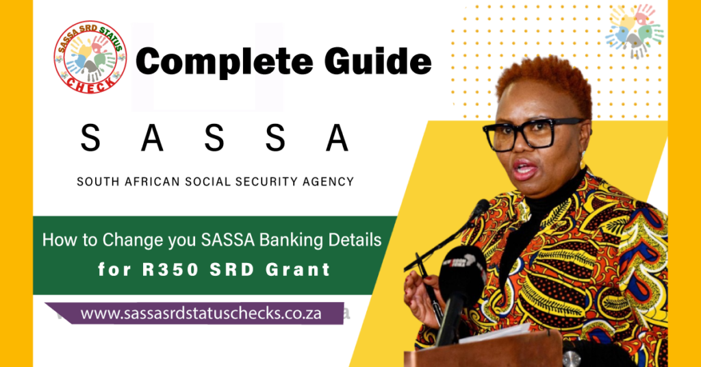 sassa banking details for r350