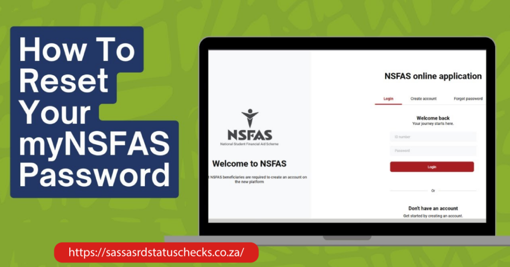 Reset Your NSFAS Login Details